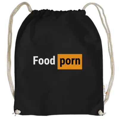 Motiv: Cotton Gymsac - Foodporn - bestimme auf Wunsch Details wie Produkt, Grösse, Farbe und Position selbst ! Motiv: Cotton Gymsac - Foodporn