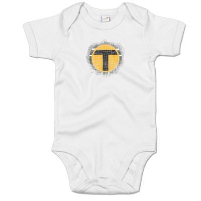 Motiv: Baby Body Organic - Tomtrax Logo - bestimme auf Wunsch Details wie Produkt, Grösse, Farbe und Position selbst ! Motiv: Baby Body Organic - Tomtrax Logo