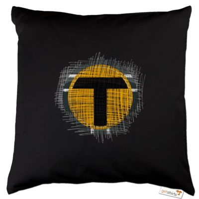 Motiv: Kissen Baumwolle - Tomtrax Logo - bestimme auf Wunsch Details wie Produkt, Grösse, Farbe und Position selbst ! Motiv: Kissen Baumwolle - Tomtrax Logo