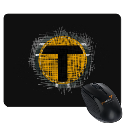 Motiv: Mousepad Textil - Tomtrax Logo - bestimme auf Wunsch Details wie Produkt, Grösse, Farbe und Position selbst ! Motiv: Mousepad Textil - Tomtrax Logo