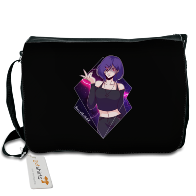 Motiv: Schultertasche - Nega Lucy - bestimme auf Wunsch Details wie Produkt, Grösse, Farbe und Position selbst ! Motiv: Schultertasche - Nega Lucy
