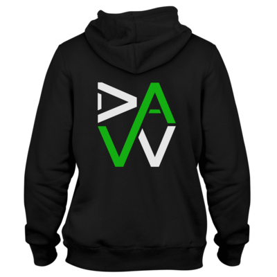 Motiv: Hoodie Classic - DaW-Logo Grün - bestimme auf Wunsch Details wie Produkt, Grösse, Farbe und Position selbst ! Motiv: Hoodie Classic - DaW-Logo Grün