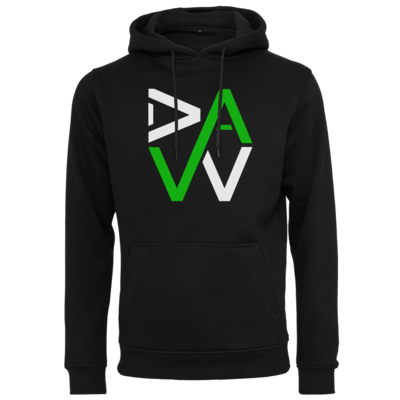 Motiv: Heavy Hoodie - DaW-Logo Grün - bestimme auf Wunsch Details wie Produkt, Grösse, Farbe und Position selbst ! Motiv: Heavy Hoodie - DaW-Logo Grün