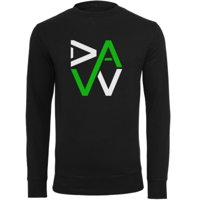 Motiv: Light Crew Sweatshirt - DaW-Logo Grün - bestimme auf Wunsch Details wie Produkt, Grösse, Farbe und Position selbst ! Motiv: Light Crew Sweatshirt - DaW-Logo Grün
