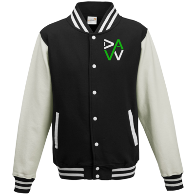 Motiv: College Jacke - DaW-Logo Grün - bestimme auf Wunsch Details wie Produkt, Grösse, Farbe und Position selbst ! Motiv: College Jacke - DaW-Logo Grün