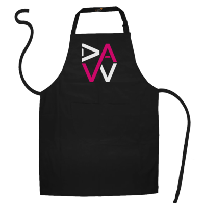 Motiv: Schürze - DaW-Logo Pink - bestimme auf Wunsch Details wie Produkt, Grösse, Farbe und Position selbst ! Motiv: Schürze - DaW-Logo Pink