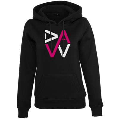 Motiv: Womens Heavy Hoody - DaW-Logo Pink - bestimme auf Wunsch Details wie Produkt, Grösse, Farbe und Position selbst ! Motiv: Womens Heavy Hoody - DaW-Logo Pink