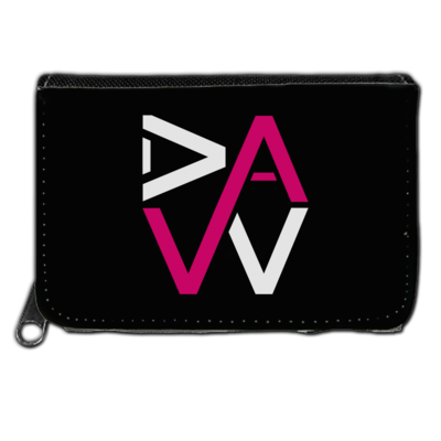 Motiv: Geldboerse - DaW-Logo Pink - bestimme auf Wunsch Details wie Produkt, Grösse, Farbe und Position selbst ! Motiv: Geldboerse - DaW-Logo Pink