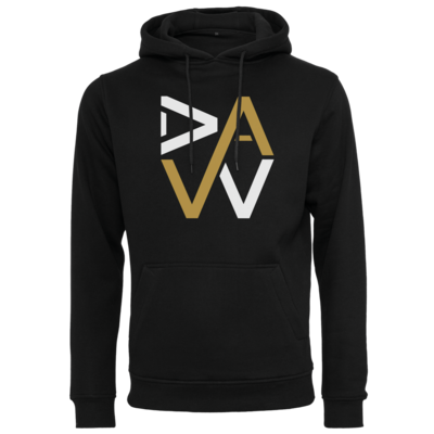 Motiv: Heavy Hoodie - DaW-Logo Gold - bestimme auf Wunsch Details wie Produkt, Grösse, Farbe und Position selbst ! Motiv: Heavy Hoodie - DaW-Logo Gold