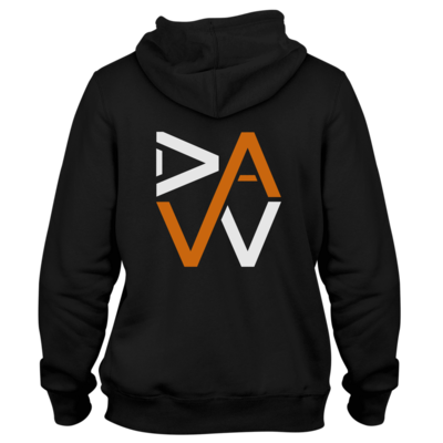Motiv: Hoodie Classic - DaW-Logo Orange - bestimme auf Wunsch Details wie Produkt, Grösse, Farbe und Position selbst ! Motiv: Hoodie Classic - DaW-Logo Orange
