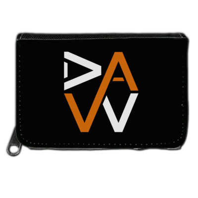 Motiv: Geldboerse - DaW-Logo Orange - bestimme auf Wunsch Details wie Produkt, Grösse, Farbe und Position selbst ! Motiv: Geldboerse - DaW-Logo Orange