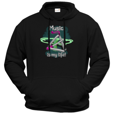 Motiv: Hoodie Premium FAIR WEAR - Musik - bestimme auf Wunsch Details wie Produkt, Grösse, Farbe und Position selbst ! Motiv: Hoodie Premium FAIR WEAR - Musik