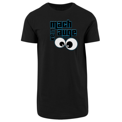 Motiv: Shaped Long Tee - mach kein Auge - bestimme auf Wunsch Details wie Produkt, Grösse, Farbe und Position selbst ! Motiv: Shaped Long Tee - mach kein Auge