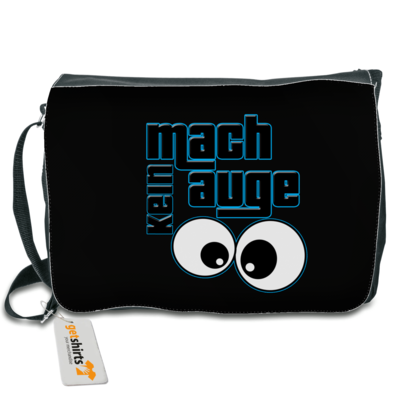 Motiv: Schultertasche - mach kein Auge - bestimme auf Wunsch Details wie Produkt, Grösse, Farbe und Position selbst ! Motiv: Schultertasche - mach kein Auge