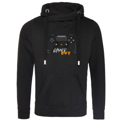 Motiv: Cross Neck Hoodie - GamerBoy - bestimme auf Wunsch Details wie Produkt, Grösse, Farbe und Position selbst ! Motiv: Cross Neck Hoodie - GamerBoy