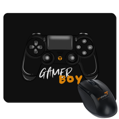 Motiv: Mousepad Textil - GamerBoy - bestimme auf Wunsch Details wie Produkt, Grösse, Farbe und Position selbst ! Motiv: Mousepad Textil - GamerBoy