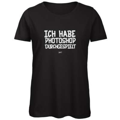 Motiv: Organic Lady T-Shirt - Ich hab PS durchgespielt - bestimme auf Wunsch Details wie Produkt, Grösse, Farbe und Position selbst ! Motiv: Organic Lady T-Shirt - Ich hab PS durchgespielt