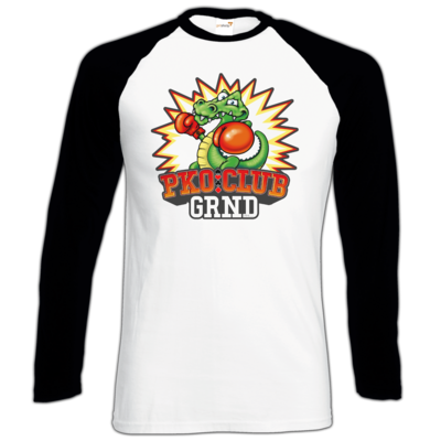 Motiv: Longsleeve Baseball T - PKO Club - bestimme auf Wunsch Details wie Produkt, Grösse, Farbe und Position selbst ! Motiv: Longsleeve Baseball T - PKO Club