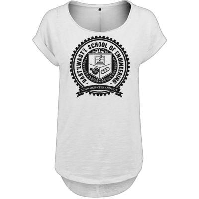 Motiv: Ladies Long Slub Tee - Bast'lwast'l School of Engineering 