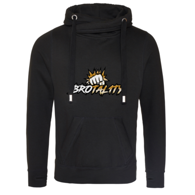 Motiv: Cross Neck Hoodie - Goldenfist - bestimme auf Wunsch Details wie Produkt, Grösse, Farbe und Position selbst ! Motiv: Cross Neck Hoodie - Goldenfist