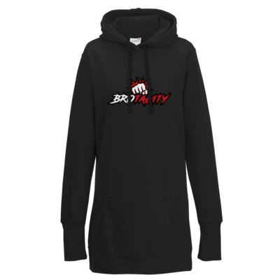 Motiv: Lady Longline Hoodie - Redfisting - bestimme auf Wunsch Details wie Produkt, Grösse, Farbe und Position selbst ! Motiv: Lady Longline Hoodie - Redfisting