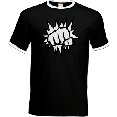 Motiv: T-Shirt Ringer - NEW WhiteBro - bestimme auf Wunsch Details wie Produkt, Grösse, Farbe und Position selbst ! Motiv: T-Shirt Ringer - NEW WhiteBro