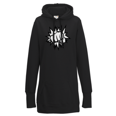 Motiv: Lady Longline Hoodie - NEW WhiteBro - bestimme auf Wunsch Details wie Produkt, Grösse, Farbe und Position selbst ! Motiv: Lady Longline Hoodie - NEW WhiteBro