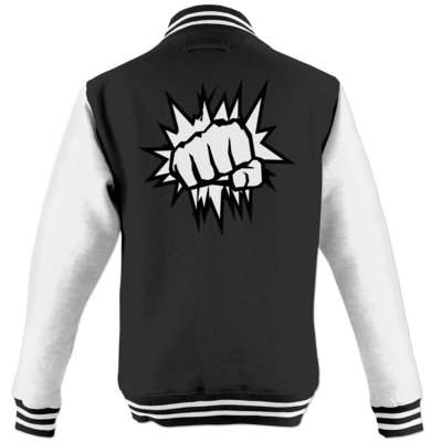 Motiv: College Jacke - NEW WhiteBro - bestimme auf Wunsch Details wie Produkt, Grösse, Farbe und Position selbst ! Motiv: College Jacke - NEW WhiteBro