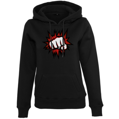 Motiv: Womens Heavy Hoody - NEW Redfist - bestimme auf Wunsch Details wie Produkt, Grösse, Farbe und Position selbst ! Motiv: Womens Heavy Hoody - NEW Redfist