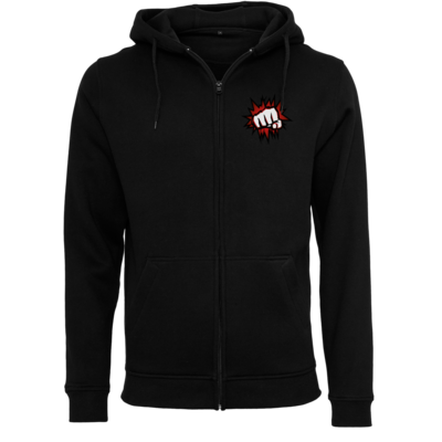 Motiv: Heavy Zip-Hoodie - NEW Redfist - bestimme auf Wunsch Details wie Produkt, Grösse, Farbe und Position selbst ! Motiv: Heavy Zip-Hoodie - NEW Redfist