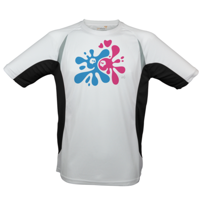 Motiv: Laufshirt Running T - Flaplatscher - Flirtsch - bestimme auf Wunsch Details wie Produkt, Grösse, Farbe und Position selbst ! Motiv: Laufshirt Running T - Flaplatscher - Flirtsch
