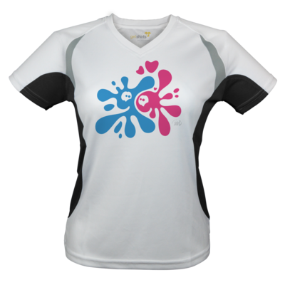 Motiv: Laufshirt Lady Running T - Flaplatscher - Flirtsch - bestimme auf Wunsch Details wie Produkt, Grösse, Farbe und Position selbst ! Motiv: Laufshirt Lady Running T - Flaplatscher - Flirtsch
