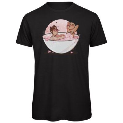 Motiv: Organic T-Shirt - Spiele mit Bart - Badewanne (Communitymotiv) - bestimme auf Wunsch Details wie Produkt, Grösse, Farbe und Position selbst ! Motiv: Organic T-Shirt - Spiele mit Bart - Badewanne (Communitymotiv)