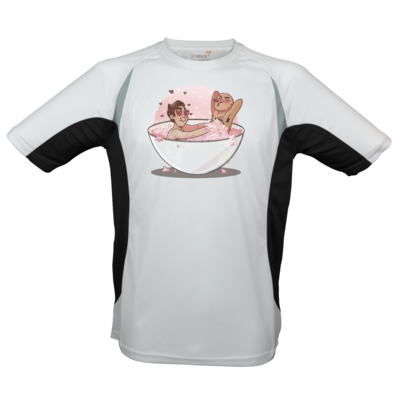 Motiv: Laufshirt Running T - Spiele mit Bart - Badewanne (Communitymotiv) - bestimme auf Wunsch Details wie Produkt, Grösse, Farbe und Position selbst ! Motiv: Laufshirt Running T - Spiele mit Bart - Badewanne (Communitymotiv)