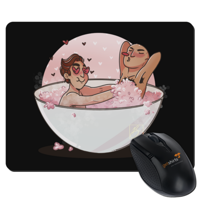 Motiv: Mousepad Textil - Spiele mit Bart - Badewanne (Communitymotiv) - bestimme auf Wunsch Details wie Produkt, Grösse, Farbe und Position selbst ! Motiv: Mousepad Textil - Spiele mit Bart - Badewanne (Communitymotiv)