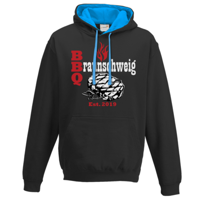 Motiv: Two-Tone Hoodie - BBQ-BS - bestimme auf Wunsch Details wie Produkt, Grösse, Farbe und Position selbst ! Motiv: Two-Tone Hoodie - BBQ-BS