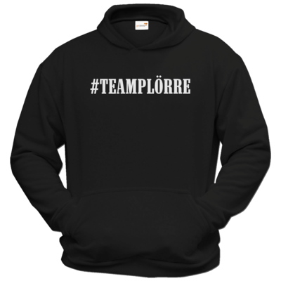 Motiv: Hoodie Classic - Teamplörre - bestimme auf Wunsch Details wie Produkt, Grösse, Farbe und Position selbst ! Motiv: Hoodie Classic - Teamplörre