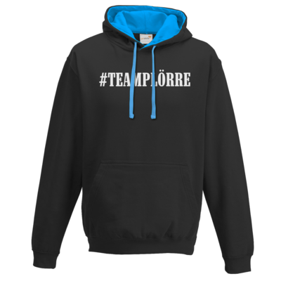 Motiv: Two-Tone Hoodie - Teamplörre - bestimme auf Wunsch Details wie Produkt, Grösse, Farbe und Position selbst ! Motiv: Two-Tone Hoodie - Teamplörre