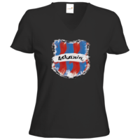 Motiv: T-Shirts Damen V-Neck FAIR WEAR - Askania Logo extreme - bestimme auf Wunsch Details wie Produkt, Grösse, Farbe und Position selbst ! Motiv: T-Shirts Damen V-Neck FAIR WEAR - Askania Logo extreme