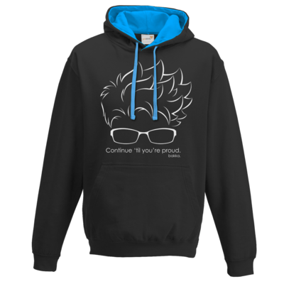 Motiv: Two-Tone Hoodie - proud - bestimme auf Wunsch Details wie Produkt, Grösse, Farbe und Position selbst ! Motiv: Two-Tone Hoodie - proud