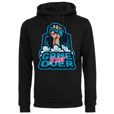 Motiv: Heavy Hoodie - Game Is Not Over - bestimme auf Wunsch Details wie Produkt, Grösse, Farbe und Position selbst ! Motiv: Heavy Hoodie - Game Is Not Over