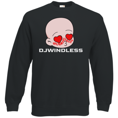 Motiv: Sweatshirt Classic - Herzen mit Schrift - bestimme auf Wunsch Details wie Produkt, Grösse, Farbe und Position selbst ! Motiv: Sweatshirt Classic - Herzen mit Schrift