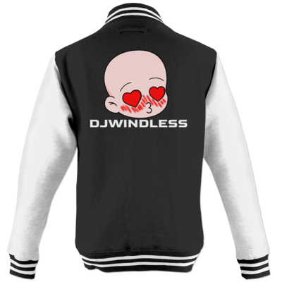 Motiv: College Jacke - Herzen mit Schrift - bestimme auf Wunsch Details wie Produkt, Grösse, Farbe und Position selbst ! Motiv: College Jacke - Herzen mit Schrift
