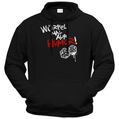 Motiv: Hoodie Premium FAIR WEAR - Pen & Paper - Würfel mal auf Humor - bestimme auf Wunsch Details wie Produkt, Grösse, Farbe und Position selbst ! Motiv: Hoodie Premium FAIR WEAR - Pen & Paper - Würfel mal auf Humor