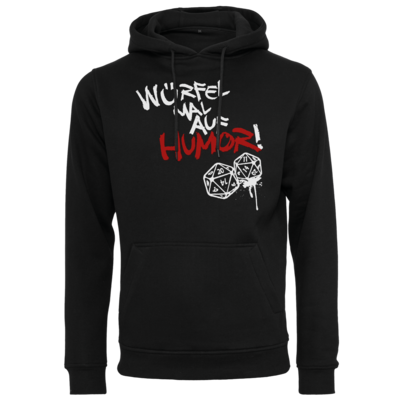 Motiv: Heavy Hoodie - Pen & Paper - Würfel mal auf Humor - bestimme auf Wunsch Details wie Produkt, Grösse, Farbe und Position selbst ! Motiv: Heavy Hoodie - Pen & Paper - Würfel mal auf Humor