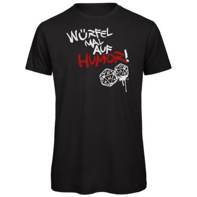 Motiv: Organic T-Shirt - Pen & Paper - Würfel mal auf Humor - bestimme auf Wunsch Details wie Produkt, Grösse, Farbe und Position selbst ! Motiv: Organic T-Shirt - Pen & Paper - Würfel mal auf Humor