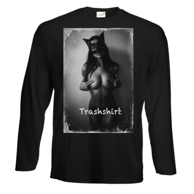 Motiv: #E190 Longsleeve FAIR WEAR - Cat - bestimme auf Wunsch Details wie Produkt, Grösse, Farbe und Position selbst ! Motiv: #E190 Longsleeve FAIR WEAR - Cat