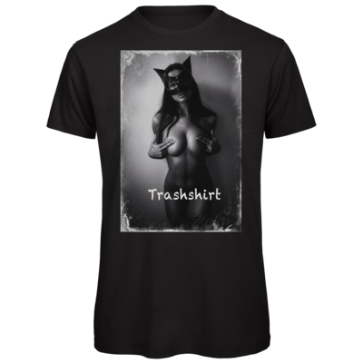 Motiv: Organic T-Shirt - Cat - bestimme auf Wunsch Details wie Produkt, Grösse, Farbe und Position selbst ! Motiv: Organic T-Shirt - Cat