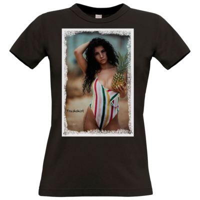 Motiv: T-Shirt Damen Premium FAIR WEAR - Applepie - bestimme auf Wunsch Details wie Produkt, Grösse, Farbe und Position selbst ! Motiv: T-Shirt Damen Premium FAIR WEAR - Applepie