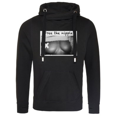 Motiv: Cross Neck Hoodie - bestimme auf Wunsch Details wie Produkt, Grösse, Farbe und Position selbst ! Motiv: Cross Neck Hoodie